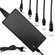 42V 2A 충전기 5 플러그 36 25.2V 25.9V 25.6V 24V 리튬 배터리 전기 스쿠터 부품 액세서리, [02] EU, 1개
