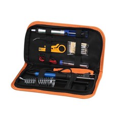 W18可調溫電烙鐵焊接工具包15件套裝 家用電子焊接維修, 1個, 美規/工具包15件套, W18