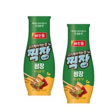 해찬들 고기찍어먹는 장 찍장 쌈장, 300g, 2개