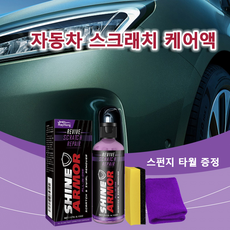 자동차 스크래치 케어액 / 차량 도장면 흠집 관리 / 데일리 광택 유지 & 폴리싱 리페어제 스펀지 타월 증정, 3세트, 117g
