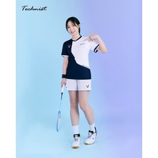 테크니스트 TNT66035 경기복 게임웨어 반팔티 배드민턴 피클볼 스포츠웨어