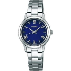 SEIKO精工 SPIRIT 太陽能日系時尚女錶 藍x銀 27.8mm (STPX049J/V131-0AF0B) 送禮推薦