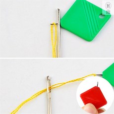 바늘끼우개 바늘용품 바늘실끼우개 자동 실꿰기 노안용 바느질 도구