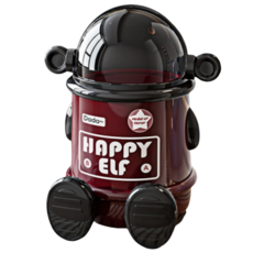 Trendigo 귀여운 캐릭터 인테리어 휴지통 주방 거실 화장실 냄새차단 쓰레기통, 레드_앉은타입