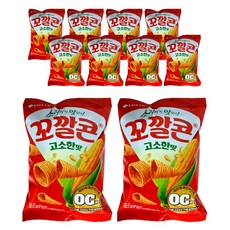 꼬깔콘 고소한 맛 옥수수스낵, 67g, 10개