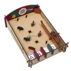 우드 조립식 구슬게임 만들기 1인용 과학교구 집콕놀이 만들기세트 과학실험키트 과학, 1개