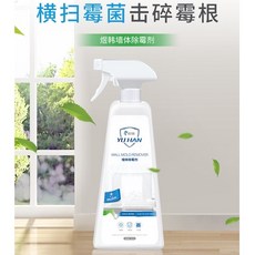 速效型牆體除霉劑500ml：牆面、壁紙、木材、石材除霉、防霉、去霉斑，彩色牆壁適用, 1個, 500ml