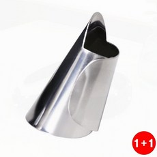 주방 손가락 보호대 스텐 안전 칼질 손잡이 보호 조리도구, 1개