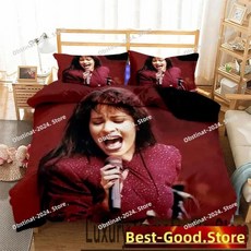 인쇄 셀레나 침구 이불 커버 침대 베개 킹 퀸 트윈 사이즈 성인, 9. 11