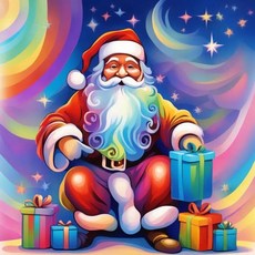 페인팅 풀 키트 산타클로스 장식 홈 데코 자수 크리스마스 라인, 1. 5472