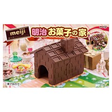 meiji 明治 餅乾屋製作組 580g, 1個, 牛奶巧克力10+模具2+紙1+綜合1+阿波羅1個