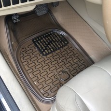 자동차 투명 발매트 차량 바닥 오염방지 방수 커버 덮개 굵어지는 꿈 메인 드라이버 1 개 투명, 슈프림 티 블랙 메인 드라이브