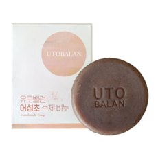 유토밸런 어성초 100g 수제비누, 1개