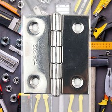 스텐 경첩 힌지 도어 소형 욕실 문짝 부속, 스텐경첩_YJ_ 1_5인치_개당