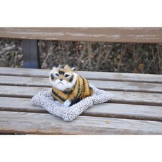 넘버링카 차량용 대시보드 호랑이 피규어 자동차 인테리어 장식 귀여운 인형, 1개, 앉은 호랑이(소)