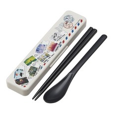 Skater 便當餐具組, 1個, 餐具盒+筷子+湯匙, 迪士尼100週年紀念