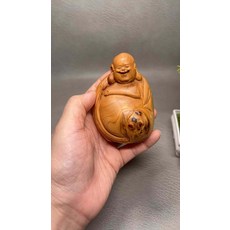 天然太行崖柏 笑臉佛, 如圖所示, 1個