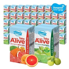 동원 [동원] 덴마크 테이크얼라이브 블러드 오렌지120ml x24개+머스캣 청포도120ml x24개(총48개), 120ml