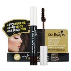 스킨베네핏 새치커버 마스카라 7g, 자연-갈색, 3개