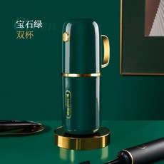 일본산 쓰리인원 여행용 구강세정컵 휴대용 여행세정컵세트 양치컵 칫솔세트 3종세트, 2_[두꺼워진 사파이어 그린 업그레이