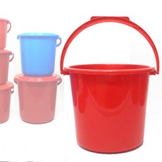 광신화학 플라스틱 바케스 바게스 물 양동이, 1개, 17호(블루)