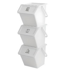 모던데일 더 깊어진 재활용 분리수거함, 화이트