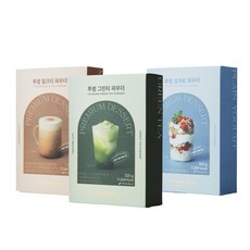 투썸플레이스 에이리스트 요거트+그린티+밀크티 파우더 3종, 1개