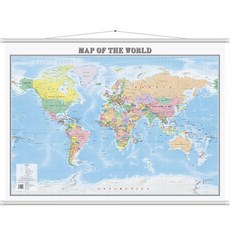 영어세계지도 고화질 대형 세계지도 세계 지도 접이식, Map of the World