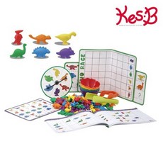 [캐스B] 데콤포 튼튼 창의 놀이 공룡 수세기(2298), 1개