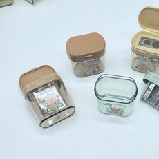 카피바라 연필깎기 수동 미니 휴대용 학용품 신학기 준비물, 1개, 상세페이지 참조