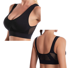 일상더함 노와이어 스포츠브라 빅사이즈 운동브라 2P