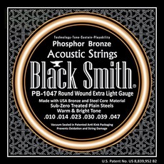 BlackSmith PB0942 磷青銅 民謠吉他弦 韓國品牌, 1個, PB-1047
