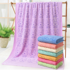 극세사 대형 비치타올 목욕수건 차량용 담요, 민트, 1개