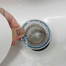 욕실 배수구 덮개 거름망 (소형) 내경4cm용 음식물거름망 녹슬지않는소재 개수구망 씽크대망, 1개, 1개입
