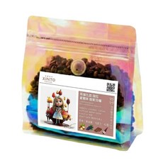 Xinto Coffee 哥倫比亞 薇拉 愛麗絲 厭氧日曬 精品咖啡豆, 1個, 1/4磅