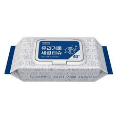 노브랜드 유리 거울 세정티슈 40매, 1개