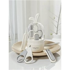 babyviva 嬰幼兒專用安全指甲剪套組 圓頭安全設計 多功能, 1個
