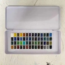 미젤로 투톤 과립 세틀링 수채화 페인트 아티스트 아큐아렐라 미술 색 물감 수채화물감, 56color  0.5ml