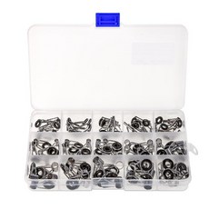 15종세트 75개입 낚시대 가이드 수리 톱가이드 초릿대 원투 릴낚시대 수리세트, 75PCS, 3개