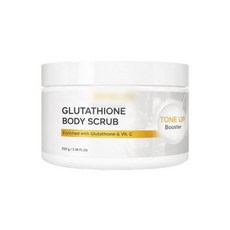 Glutathione Body Scrub순한 세정 각질 제거 톤업 보습, 1개, 250g