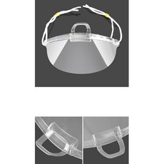 서비스직 아크릴 턱스크 비말차단 위생용 투명마스크 음식점용 주방마스크 시식코너, 1개입, 1개
