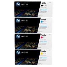 HP 508A 碳粉匣 CF360A CF361A CF362A CF363A 適用於 LaserJet Enterprise M552 M553 系列, 1個, 【四色一組】黑+藍+黃+紅 各一支