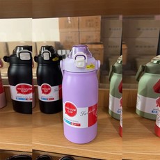 316不鏽鋼保溫杯 手提壺 1000ml, 手提壺 - 紫羅蘭, 1套