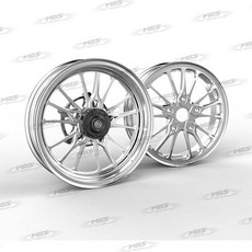 MOS MR-15 鍛造輪框 13吋 DRG MMBCU 曼巴 一代 二代 輕量化 提升操控, 銀, 1個