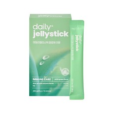 (정품) 데일리 젤리스틱 알로에 이뮨 먹는 알로에베라겔 면역다당체 200mg 14포 1개