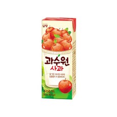 남양 과수원 사과주스, 190ml, 8개
