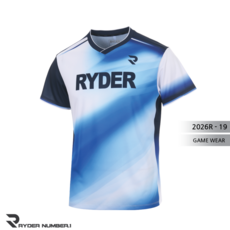 라이더 2026R-19 경기복 게임웨어 반팔티 배드민턴 피클볼 탁구 스포츠의류