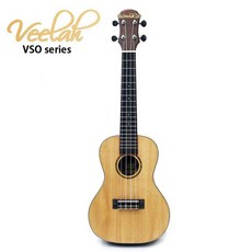 Veelah VSO-C 23吋 雲衫單板非洲黑桃木烏克麗麗, 1個