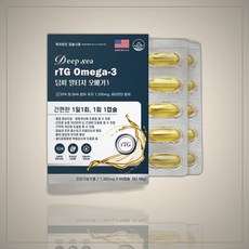 딥씨 알티지 오메가3 혈행 60캡슐, 1박스, 60정