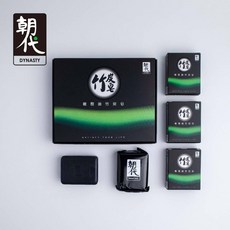 朝代國際 橄欖油竹炭皂 控油舒爽 適合油性膚質 130g 6塊裝, 1個, 特價1盒(6塊)